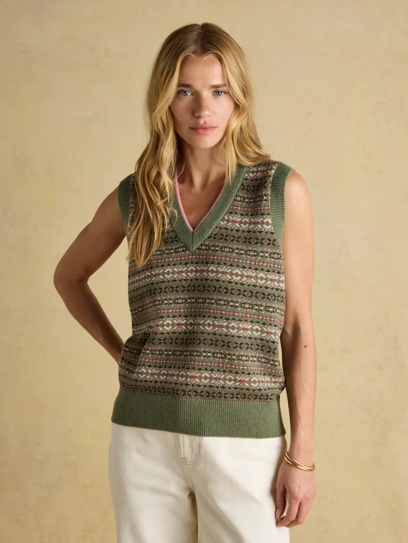 Joules Islay Tank Top - Green