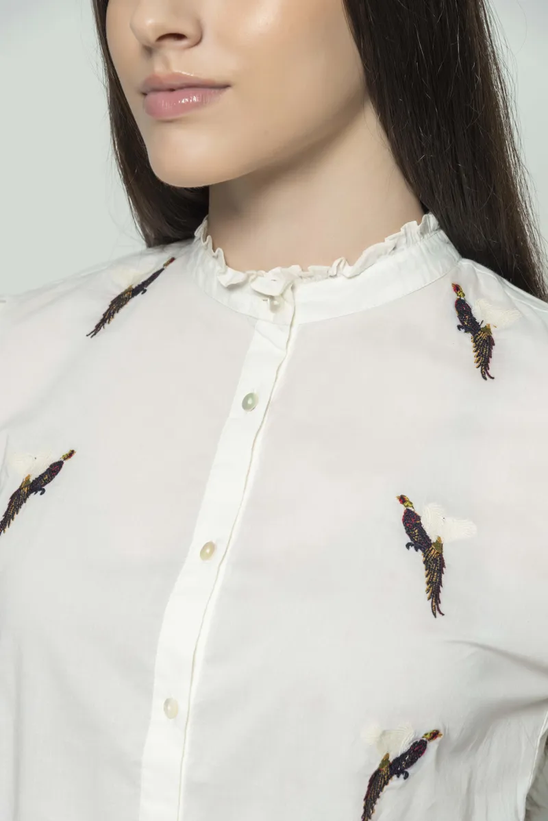 Hartwell Harriet Shirt - Pheasants-1