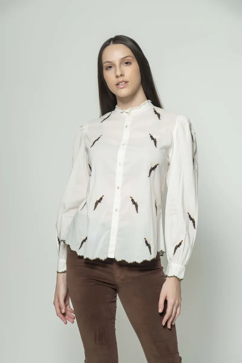 Hartwell Harriet Shirt - Pheasants