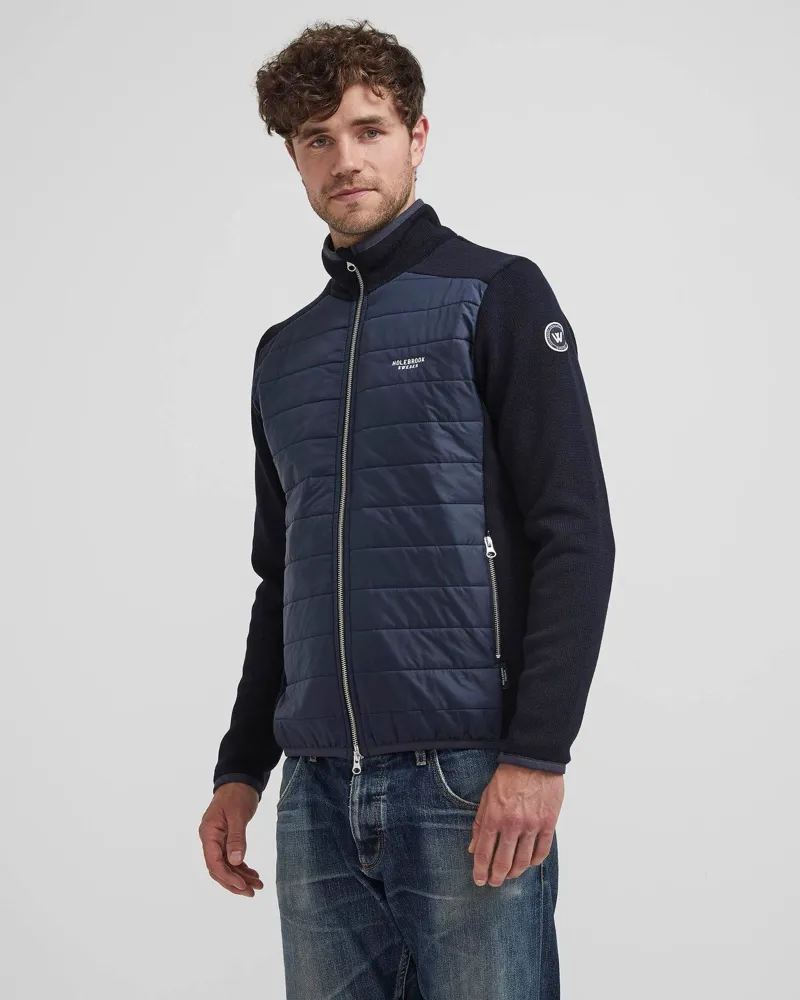 Holebrook Mens Peder Full Zip Windproof Jacket - Navy-1