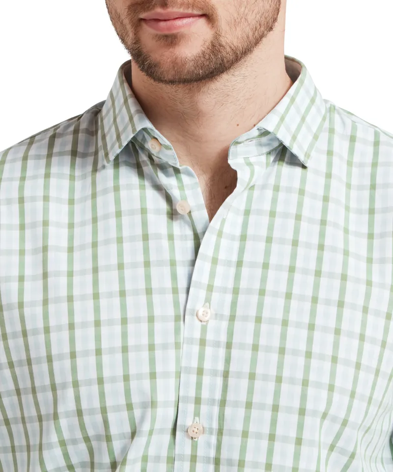 Schoffel Hebden Tailored Shirt - Green/Blue-4