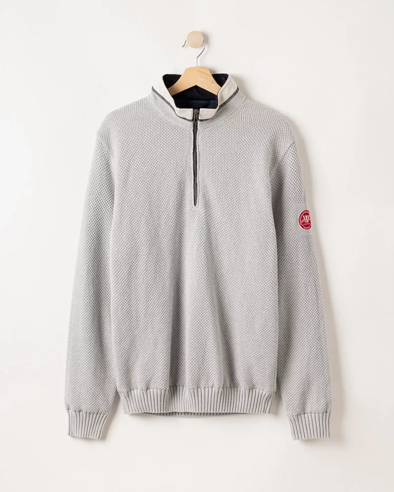 Holebrook Classic Windproof Sweater -  Marble Grey