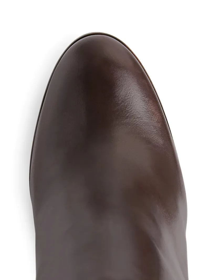 Fairfax and Favor High Heeled Leather Regina - Mahogany-5