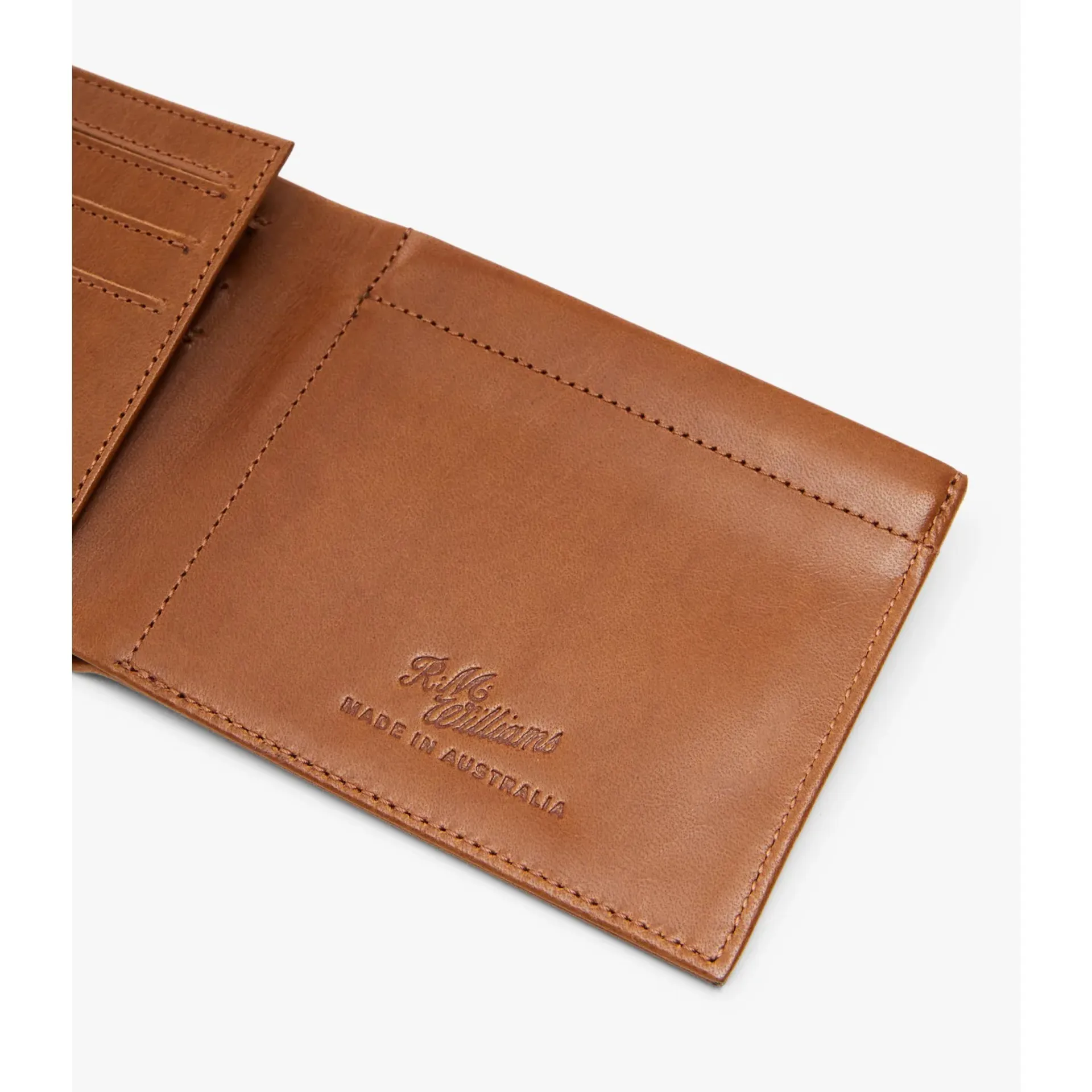 Williams Singleton Wallet With Coin Pouch Tan