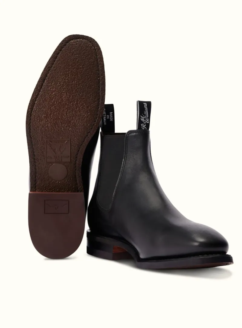 R.M Williams Mens Comfort Craftsman Boots - Black-4