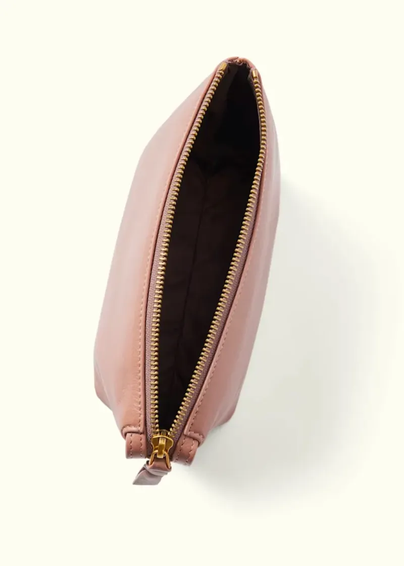 R.M Williams Lorne Small Cosmetic Case- Dusky Pink-3