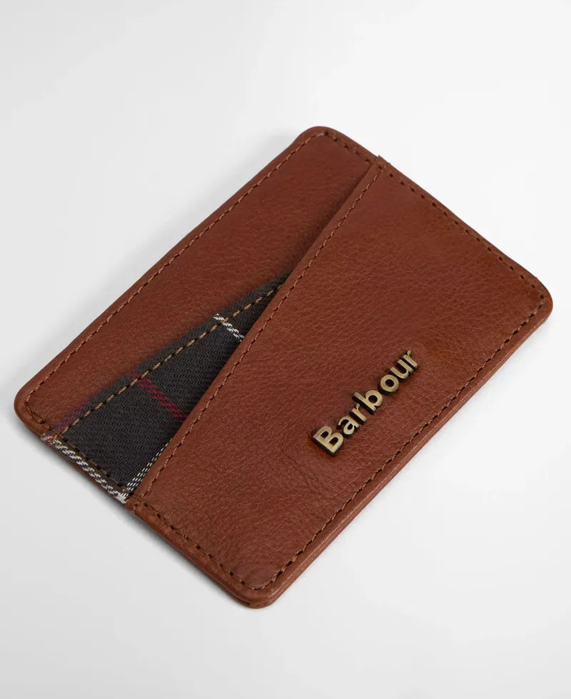 Barbour Katrine Leather Card Holder - Brown-3