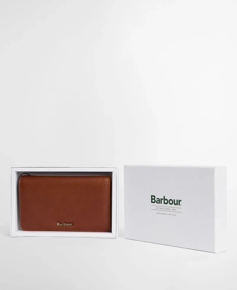 Barbour Katrine Leather Purse - Brown-1