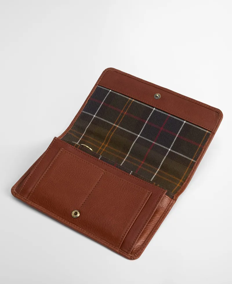 Barbour Katrine Leather Purse - Brown-3