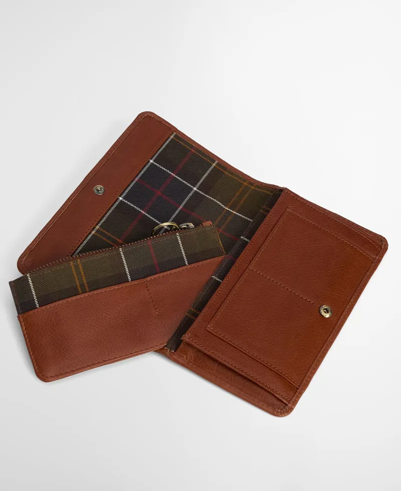 Barbour Katrine Leather Purse - Brown-5