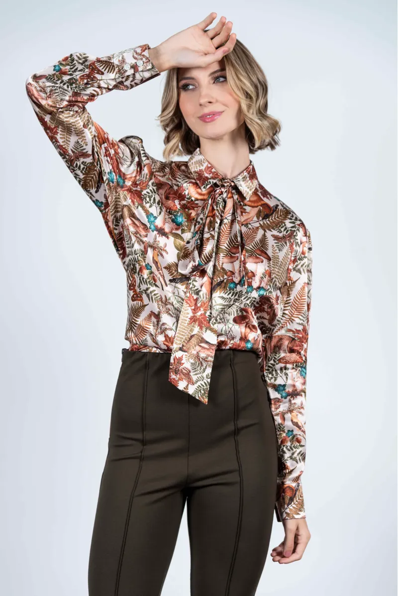 Hartwell Lisa Brown Animals Shirt-1