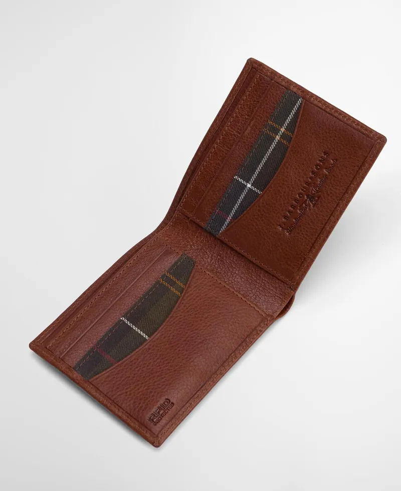 Barbour Lunan Bifold Wallet - Brown-4