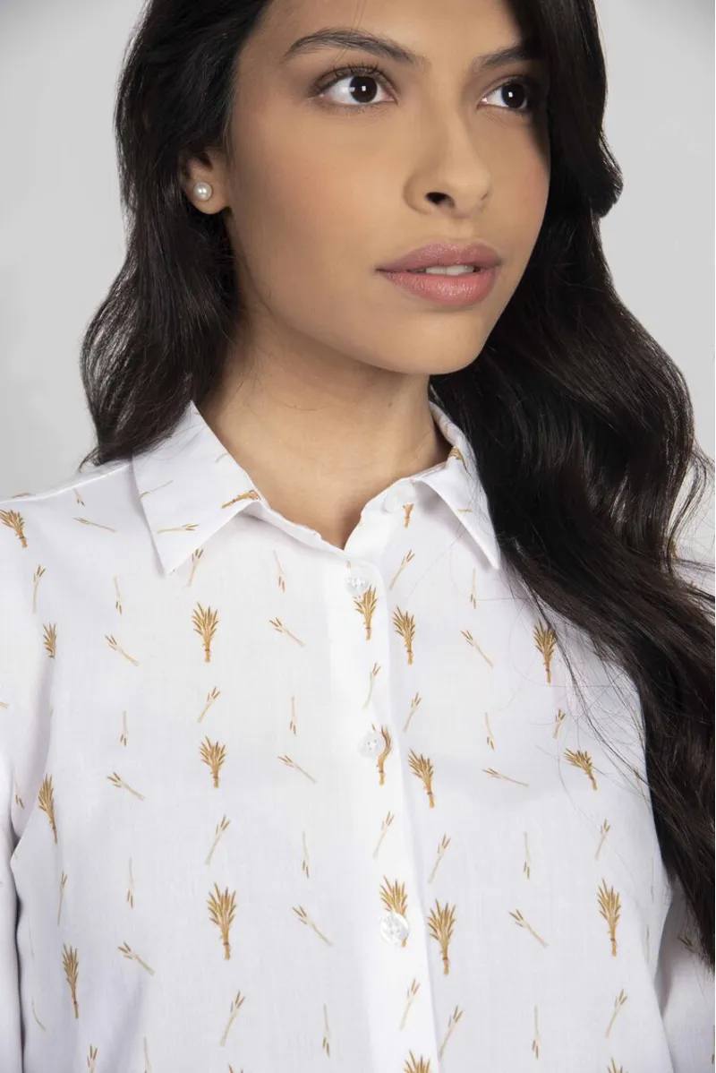 Hartwell Lydia Shirt - Barley-1