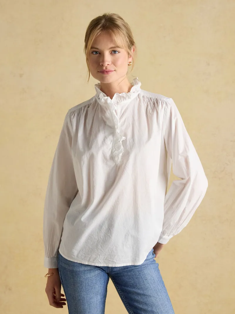 Joules Melanie Shirt - White