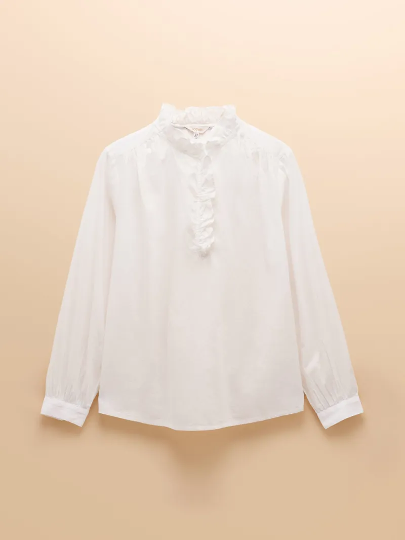 Joules Melanie Shirt - White-1