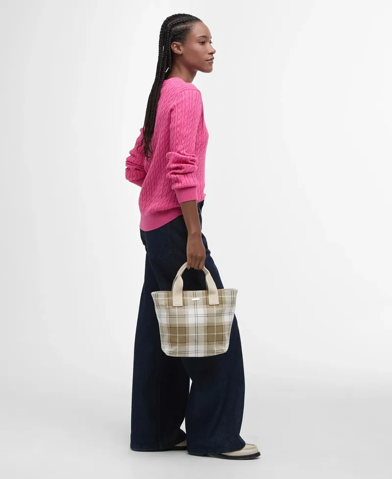 Barbour Maisy Tote Bag - Safari Tartan-2