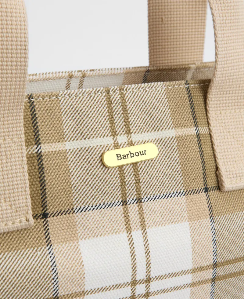 Barbour Maisy Tote Bag - Safari Tartan-3