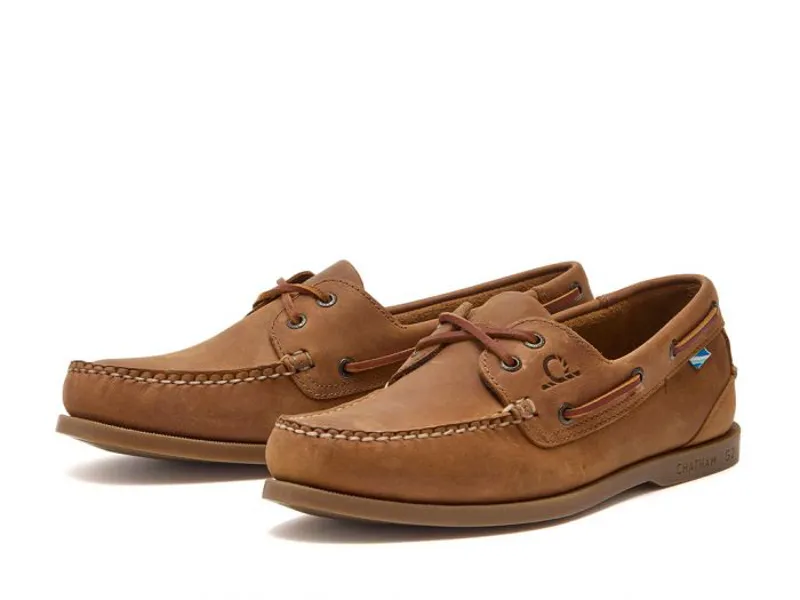 Chatham Mens Deck II G2 Boat Shoe - Walnut