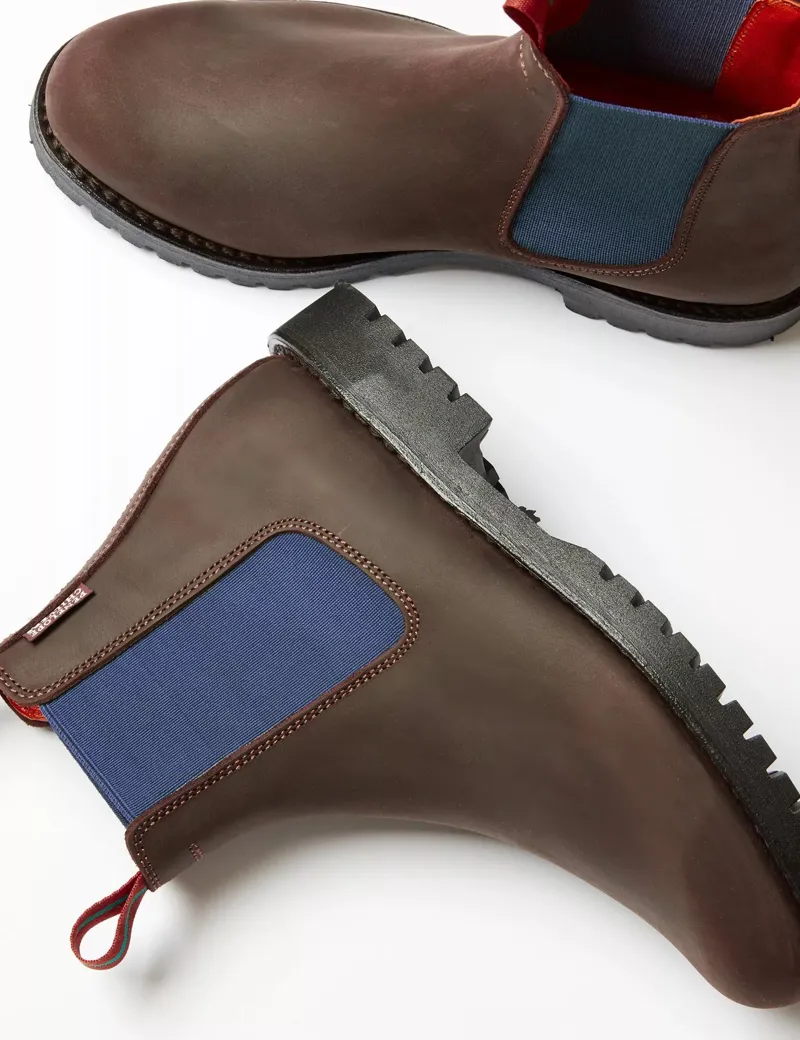 Penelope Chilvers Nelson Boot - Brown/Blue-2