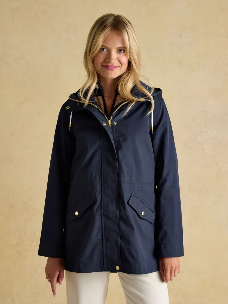 Joules Portwell Waterproof Rain Jacket - Navy