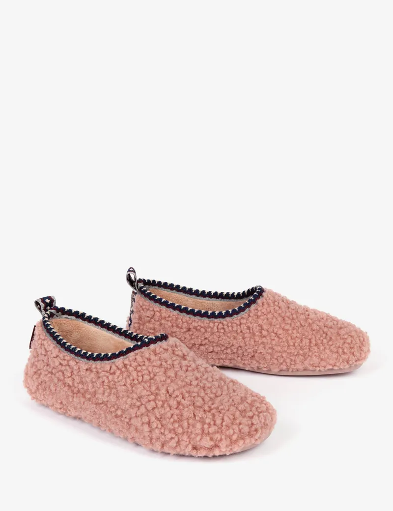 Penelope Chilvers Peaseblossom Fleece Slipper - Rose-1