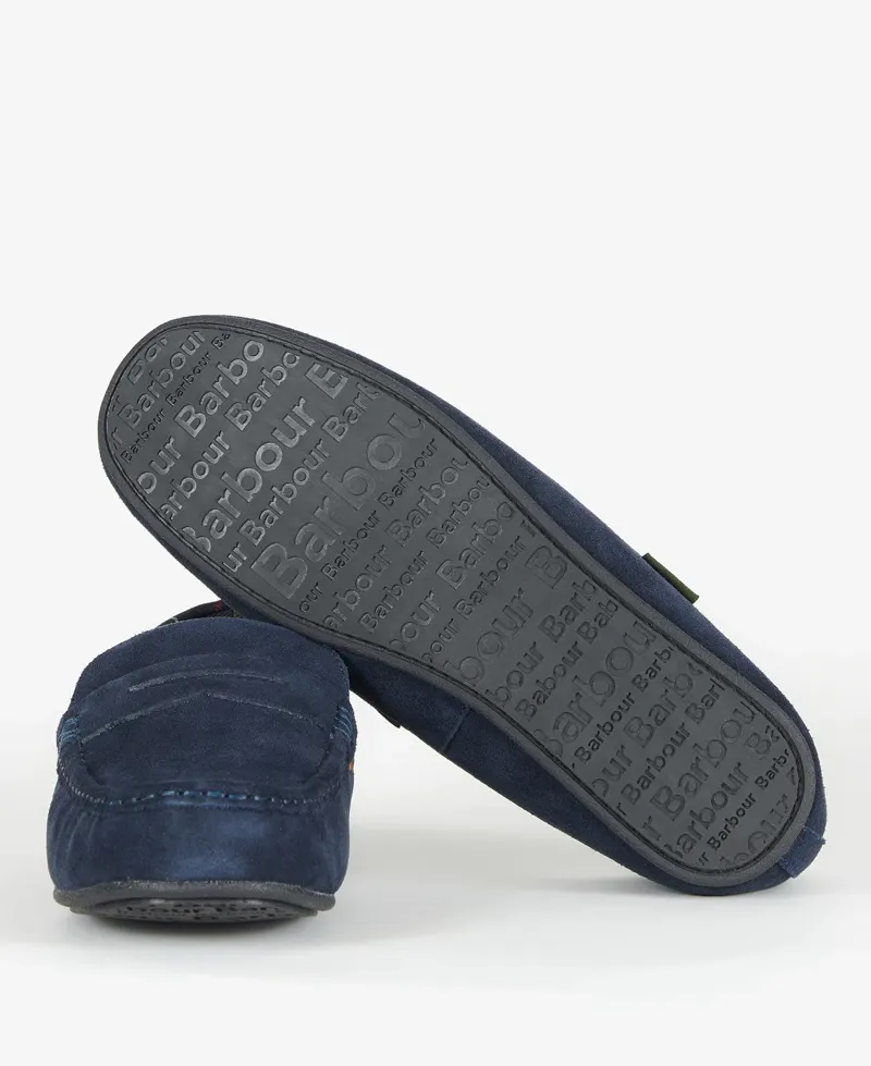 Barbour Porterfield Slipper - Navy-2