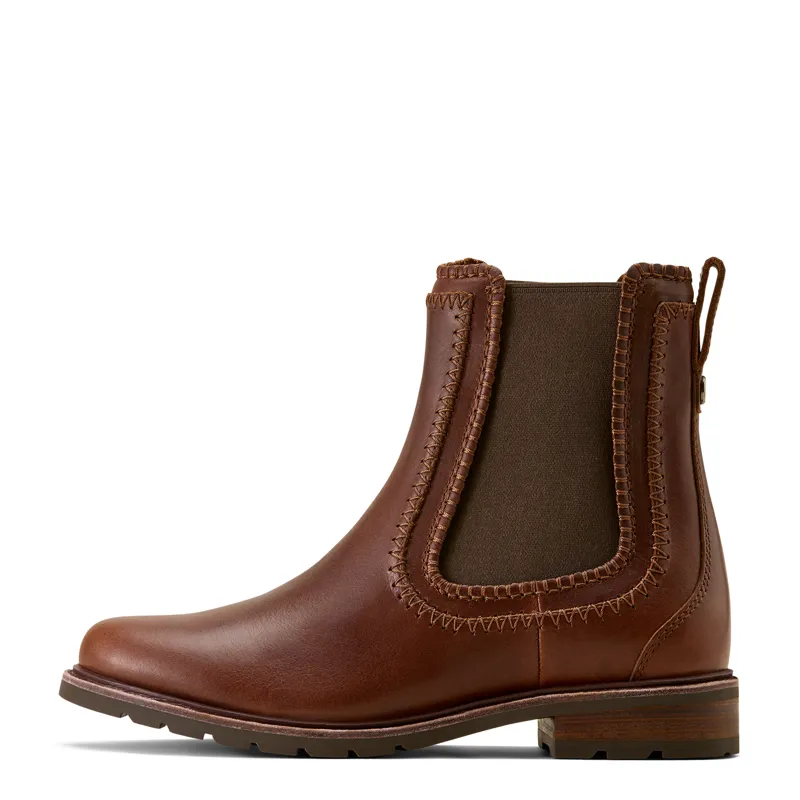 Ariat Ladies Wexford Whipstitch Boot - Dark Cognac-2