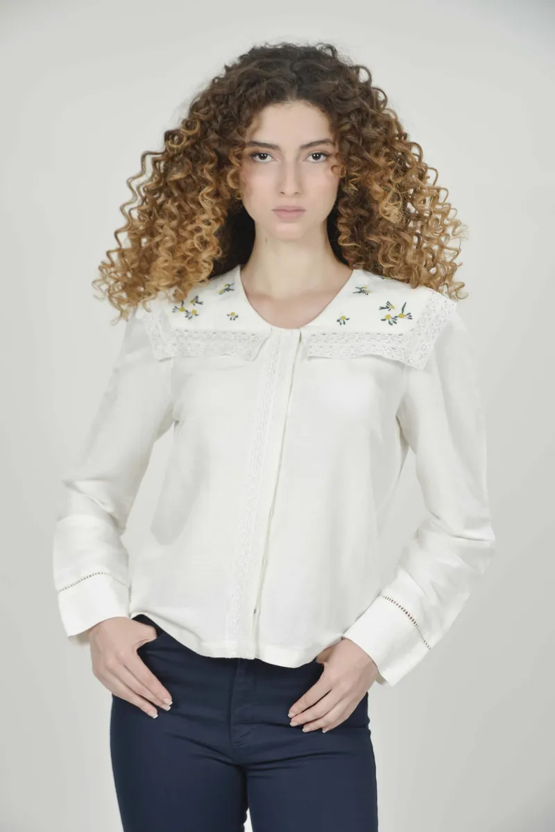 Hartwell Simone Shirt - White-4