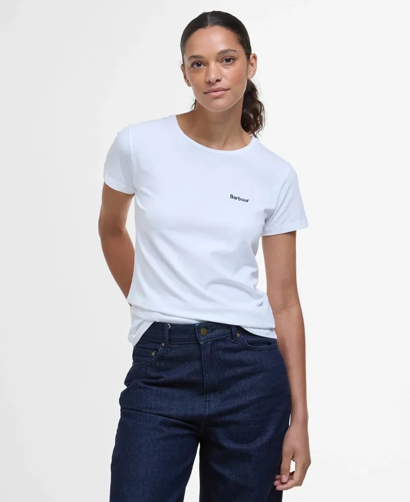 Barbour Saltford T-shirt - White-1