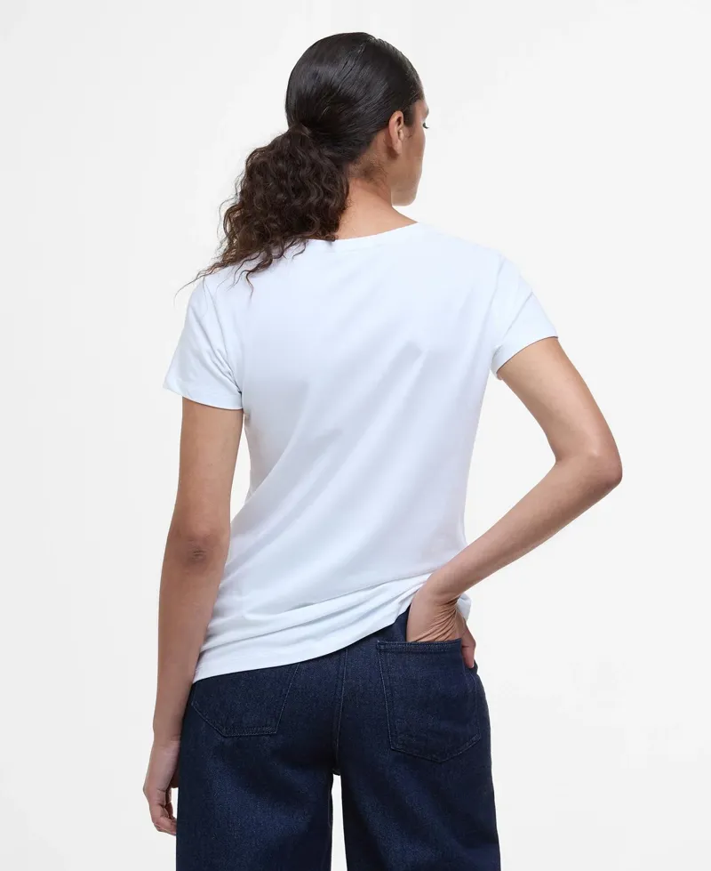 Barbour Saltford T-shirt - White-2