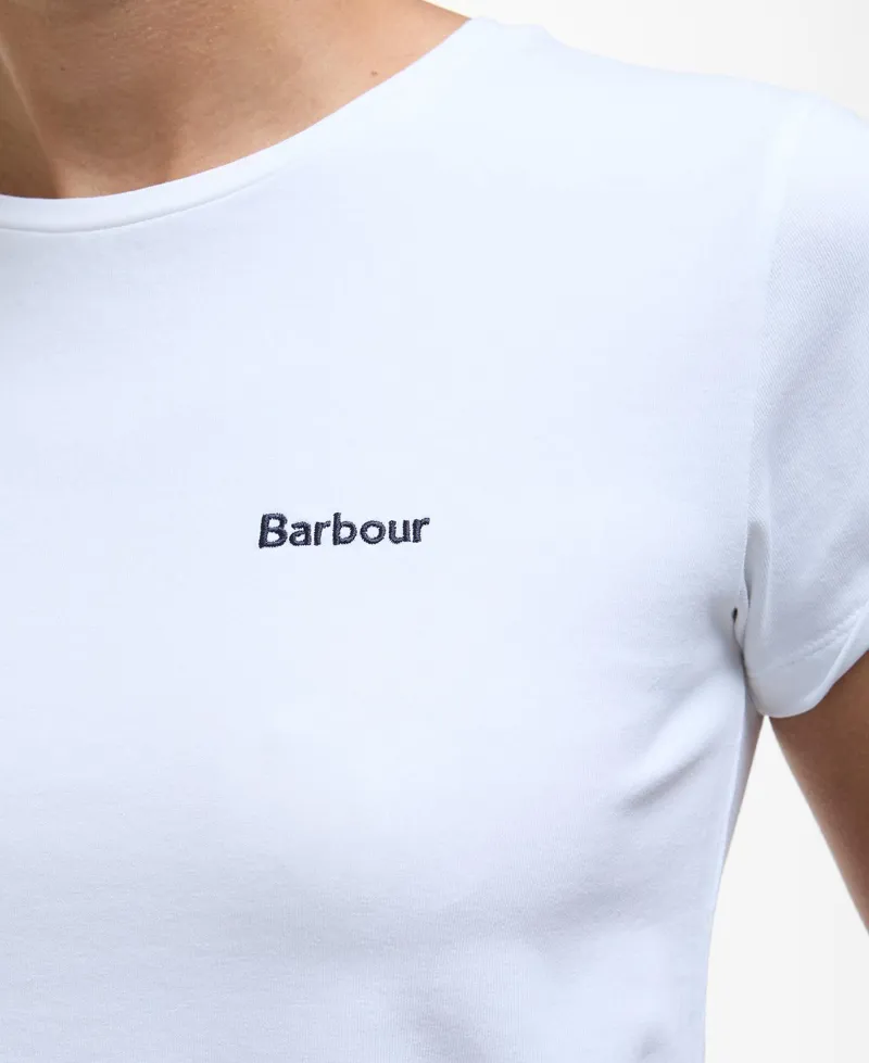 Barbour Saltford T-shirt - White-4