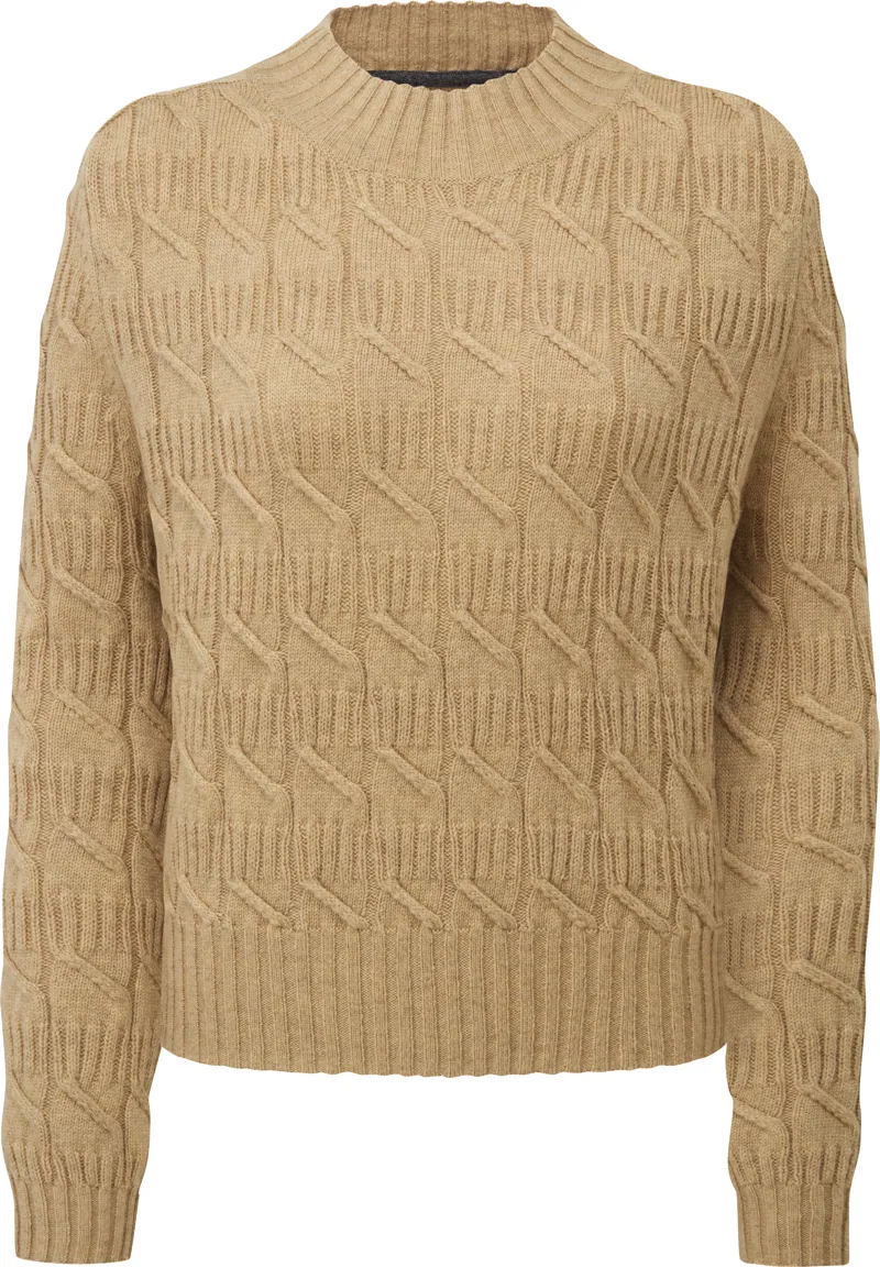Schoffel Sandsend Cable Jumper - Warm Sand