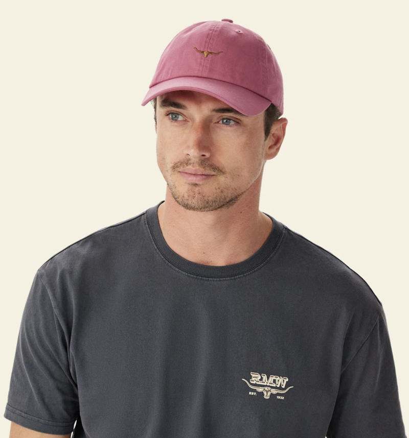 R.M Williams Mini Longhorn Cap - Fushia-3