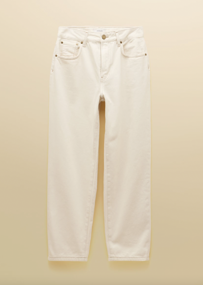 Joules Relaxed Fit Jean - Ecru