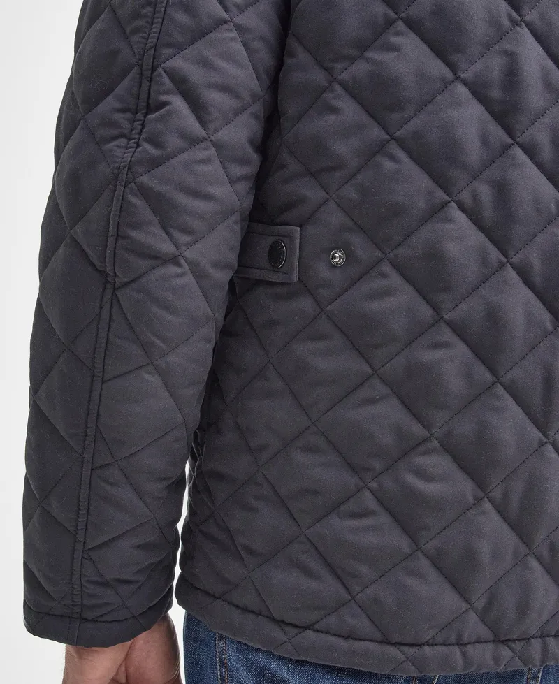 Barbour Shoveler Quilt Jacket - Navy-4