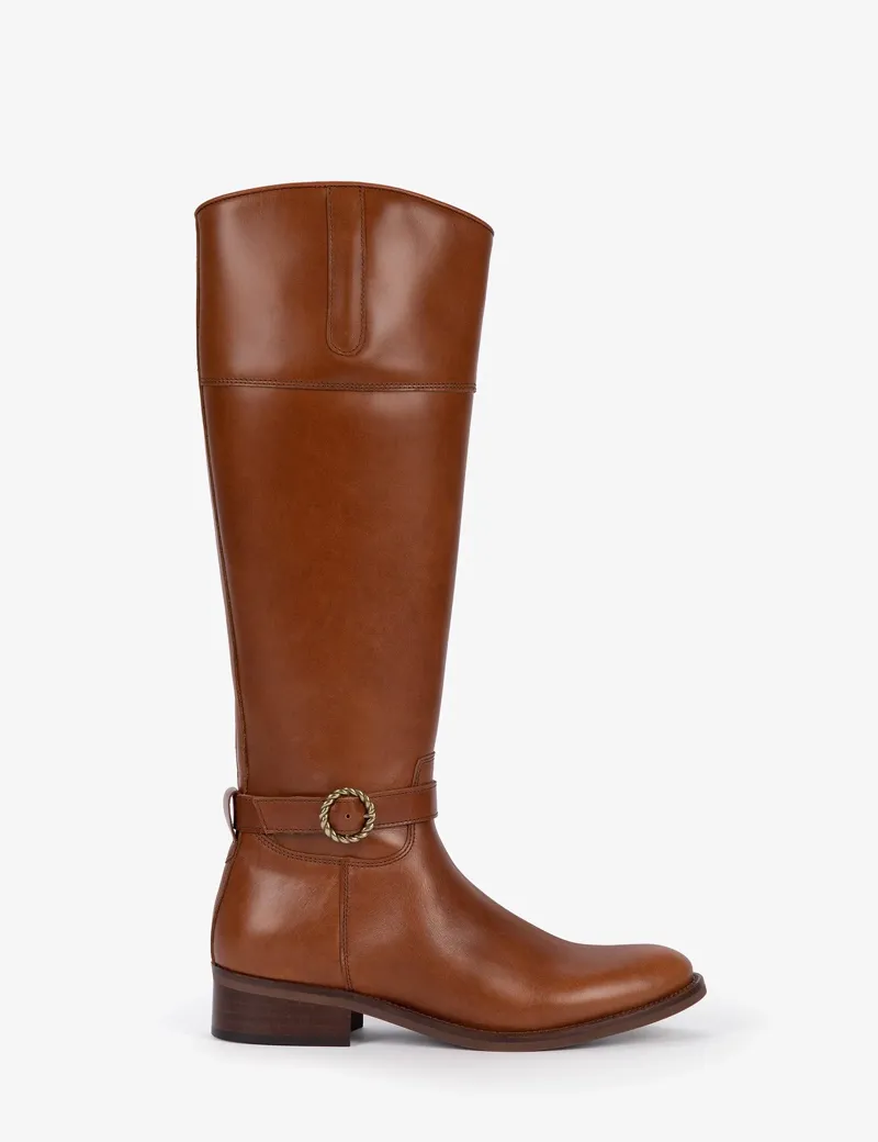 Penelope Chilvers Slad Leather Boot - Tan