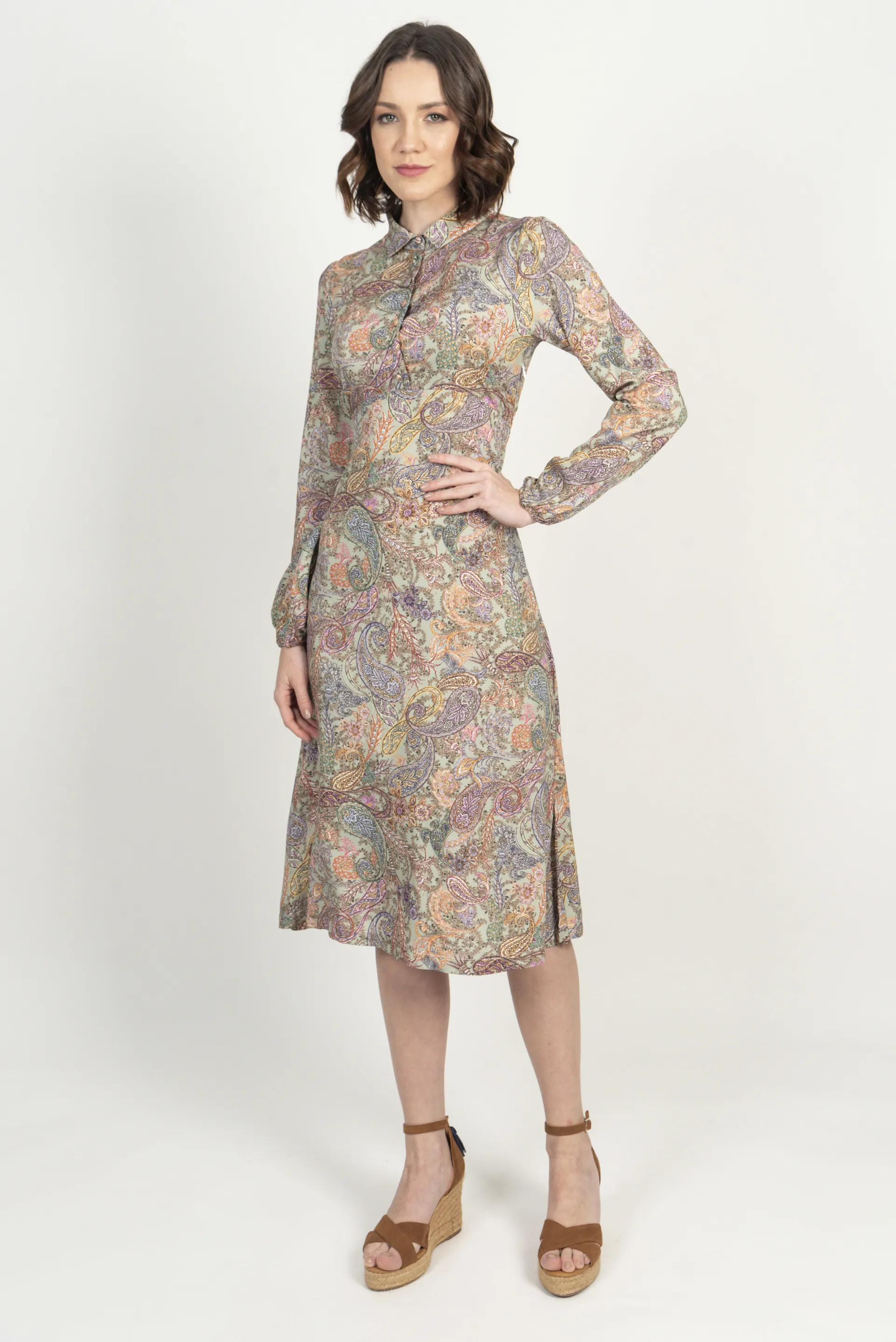 sophie silk dress Sophie Silk Midi Dress
