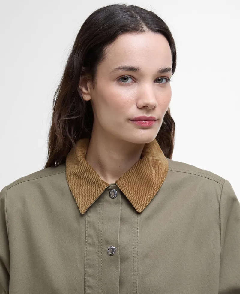 Barbour Sonnie Casual Jacket - Dusky Green-3