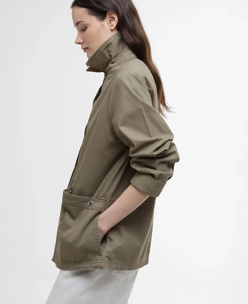 Barbour Sonnie Casual Jacket - Dusky Green-4