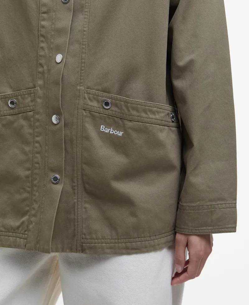 Barbour Sonnie Casual Jacket - Dusky Green-5