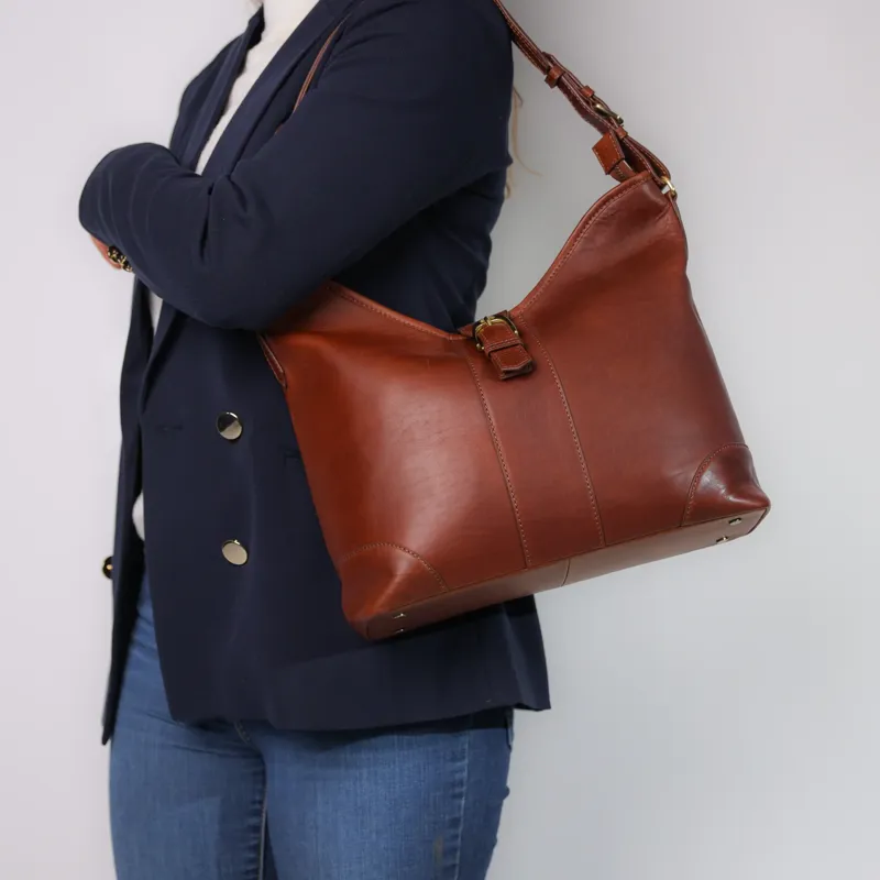 Hicks and Hides Sudeley Bag - Cognac-2