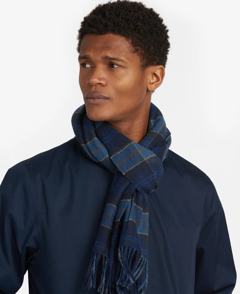 Barbour Lambswool Scarf - Midnight-1