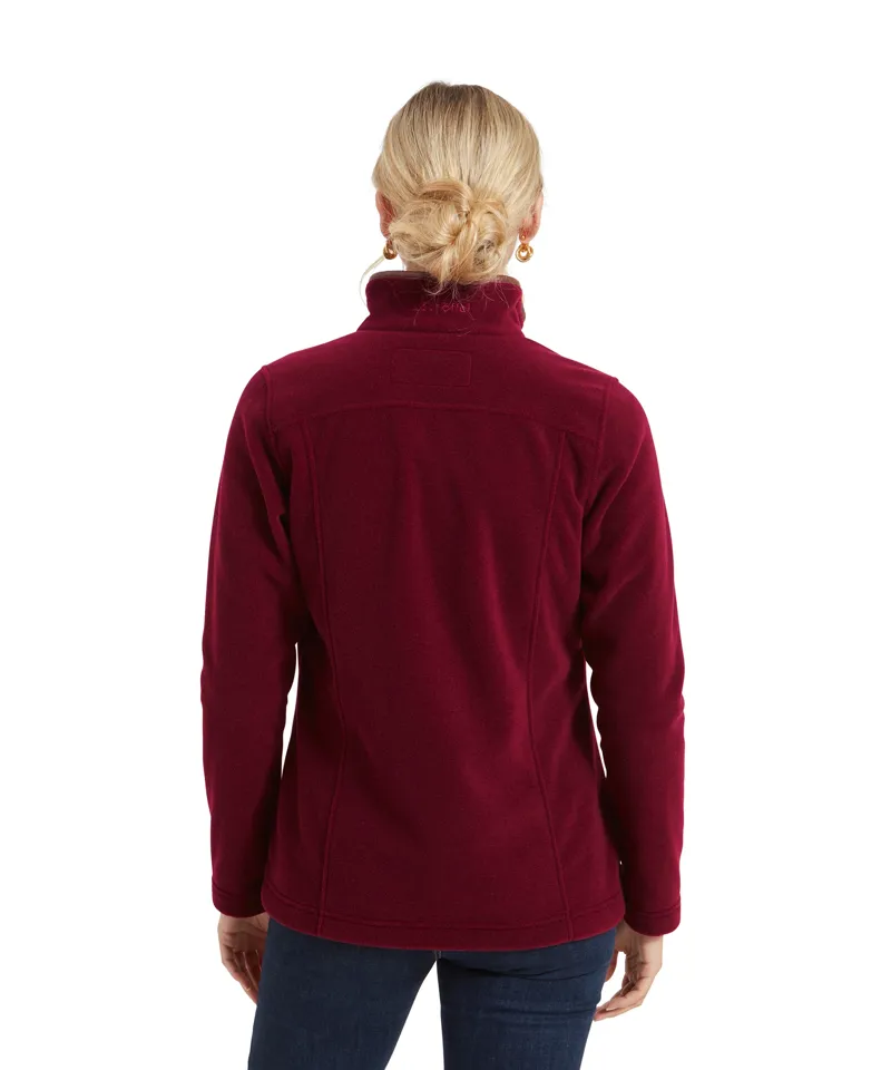Schoffel Ladies Tilton 1/4 Zip Fleece - Claret-3