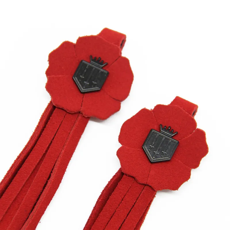 Fairfax and Favor Rememberance Poppy Boot Tassels 2021-2