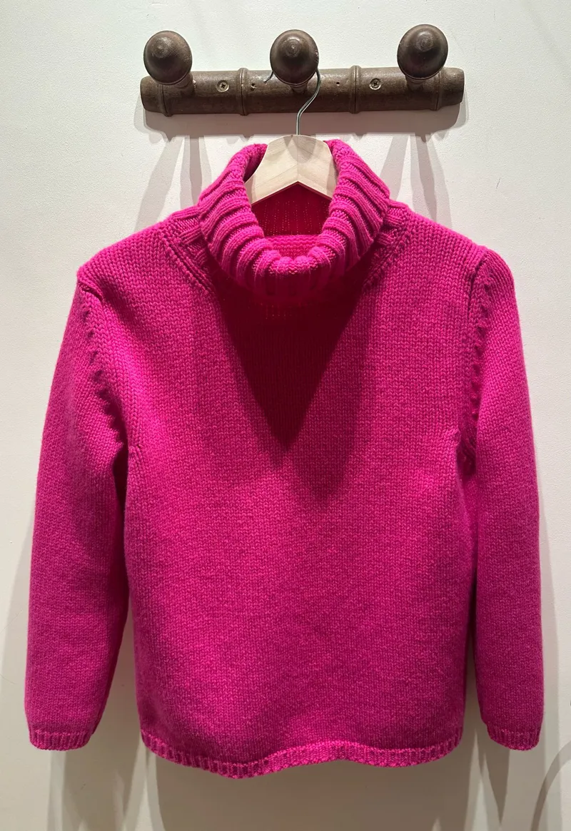 AAC Chunky Roll Neck - Punk Pink