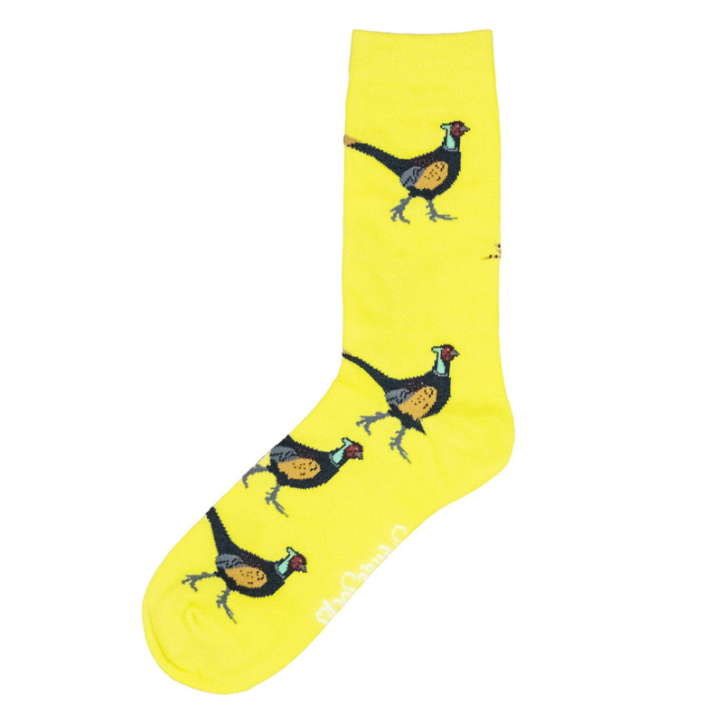 Shuttle Socks Mens Yellow Pheasant