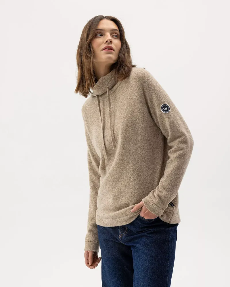 Holebrook Angelika Windproof Sweater - Sand Mel