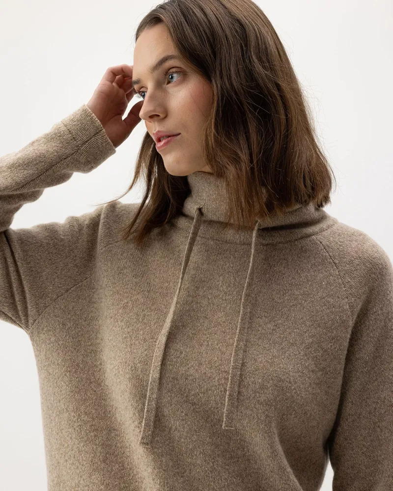 Holebrook Angelika Windproof Sweater - Sand Mel-2