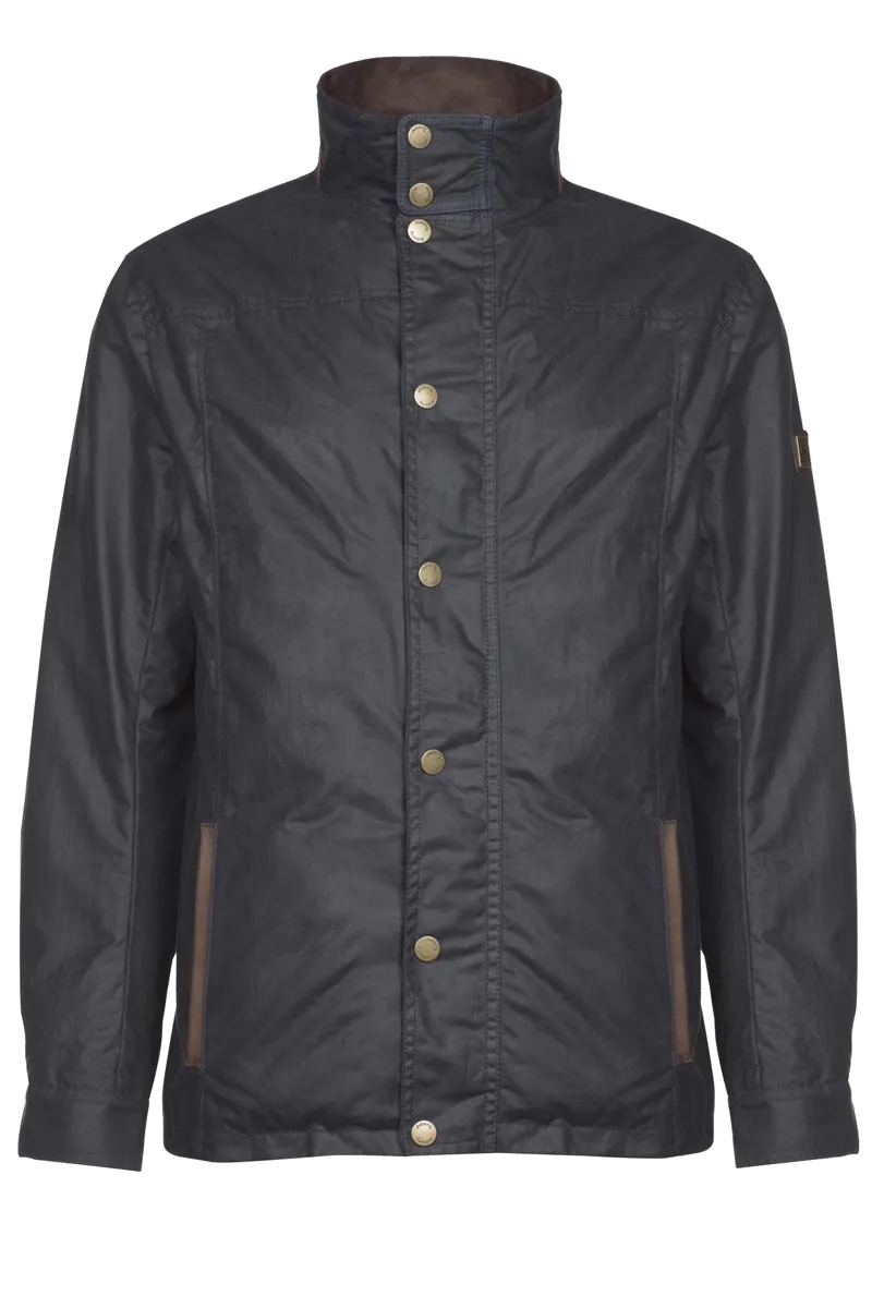 Dubarry Mens Carrickfergus Waxed Jacket Navy