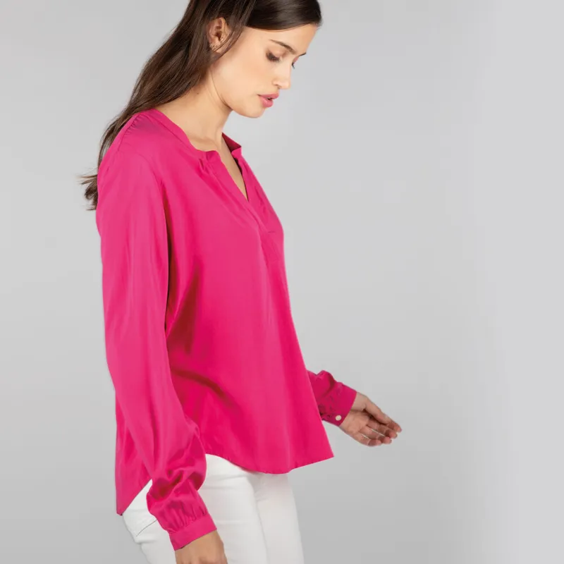 Schoffel Chloe Blouse - Fuchsia-3